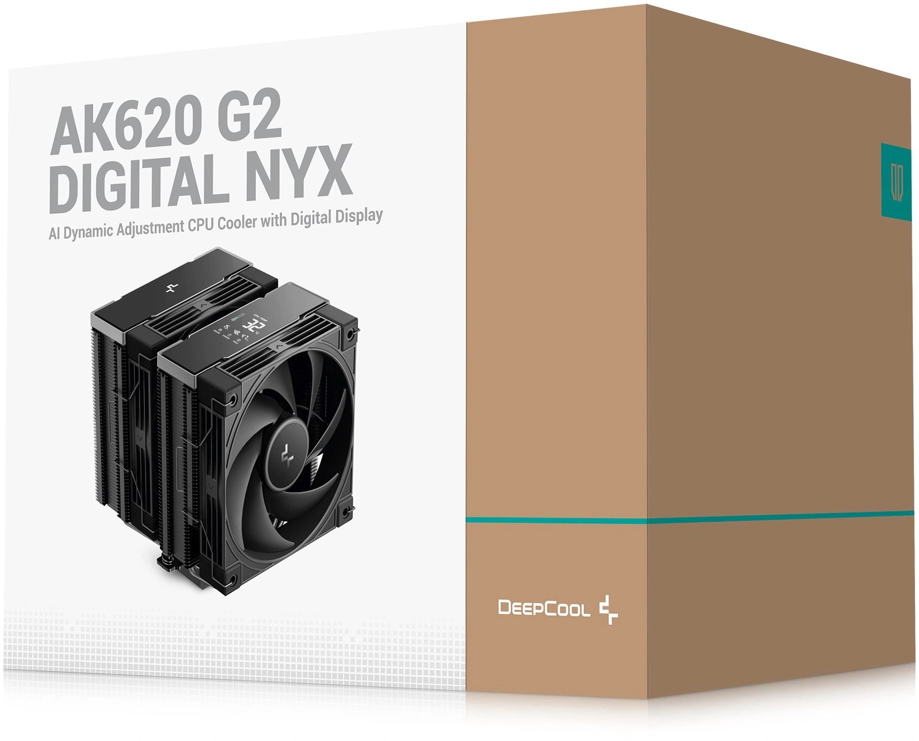Устройство охлаждения(кулер) Deepcool AK620 G2 Digital NYX Soc-AM5/AM4/1151/1200/2066/1700 черный 4-pin 28.87dB Al+Cu LCD 300W 1386gr Ret (R-AK620G2-BKNNMN-GJD-1) — миниатюра 9