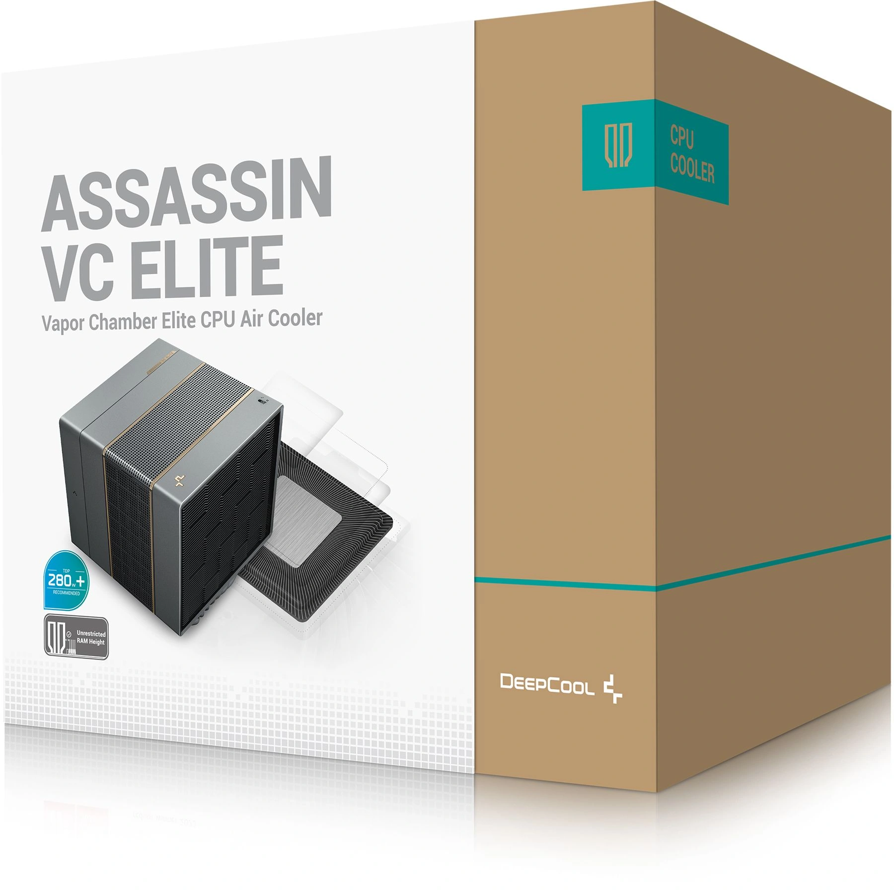 Устройство охлаждения(кулер) Deepcool ASSASSIN VC Elite Soc-AM5/AM4/1200/2066/1700/1851 черный 4-pin 22.6-29.3dB Al+Cu 300W 1772gr Ret (R-ASN4-BKNVNN-GJD) — миниатюра 10