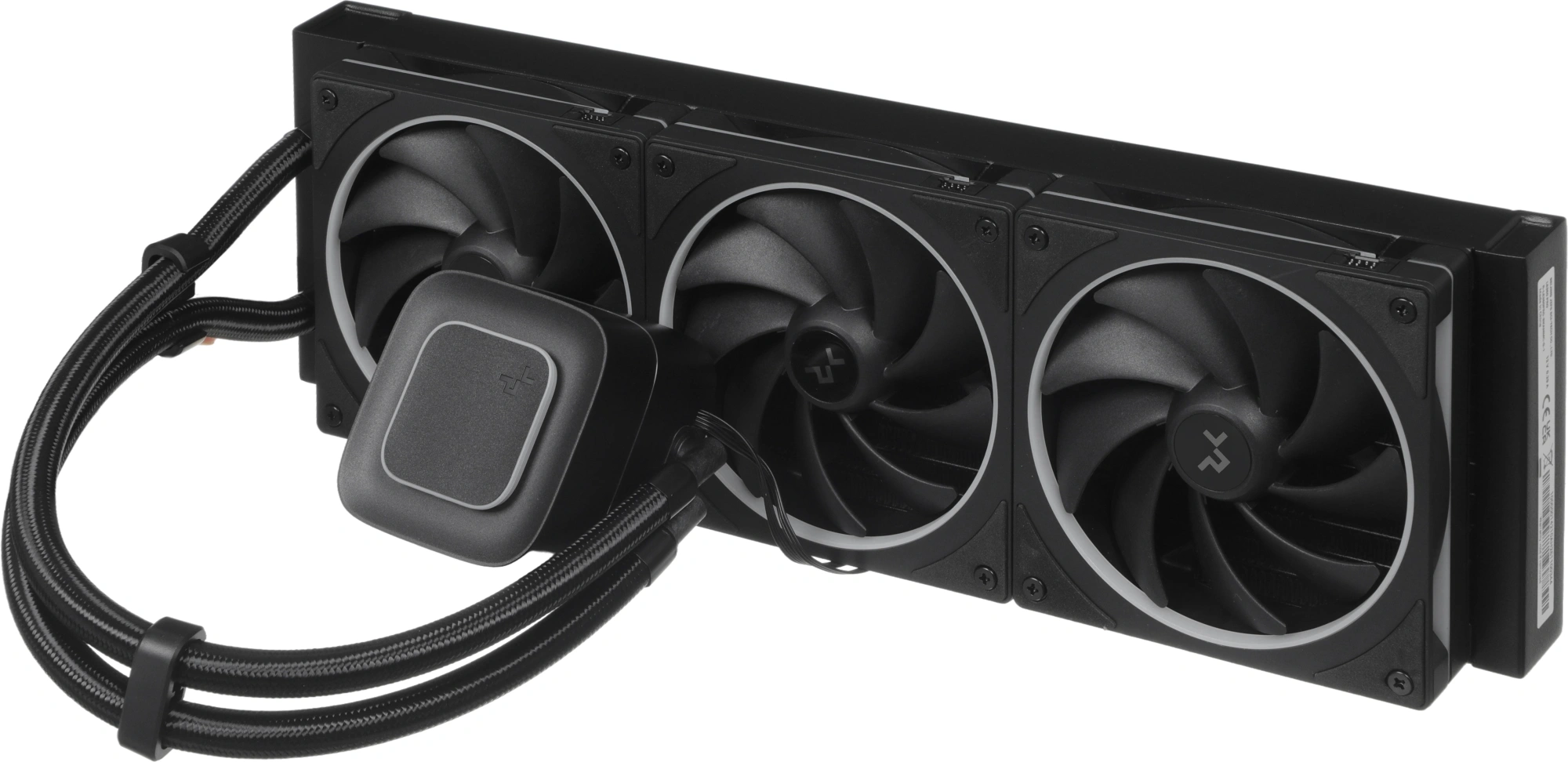 Система водяного охлаждения Deepcool LE360 PRO ARGB Soc-AM5/AM4/1200/1700/1851 черный 4-pin 19-33dB Al 300W 1817gr Ret (R-LE360PRO-BKAMMC-G-1) — миниатюра 2