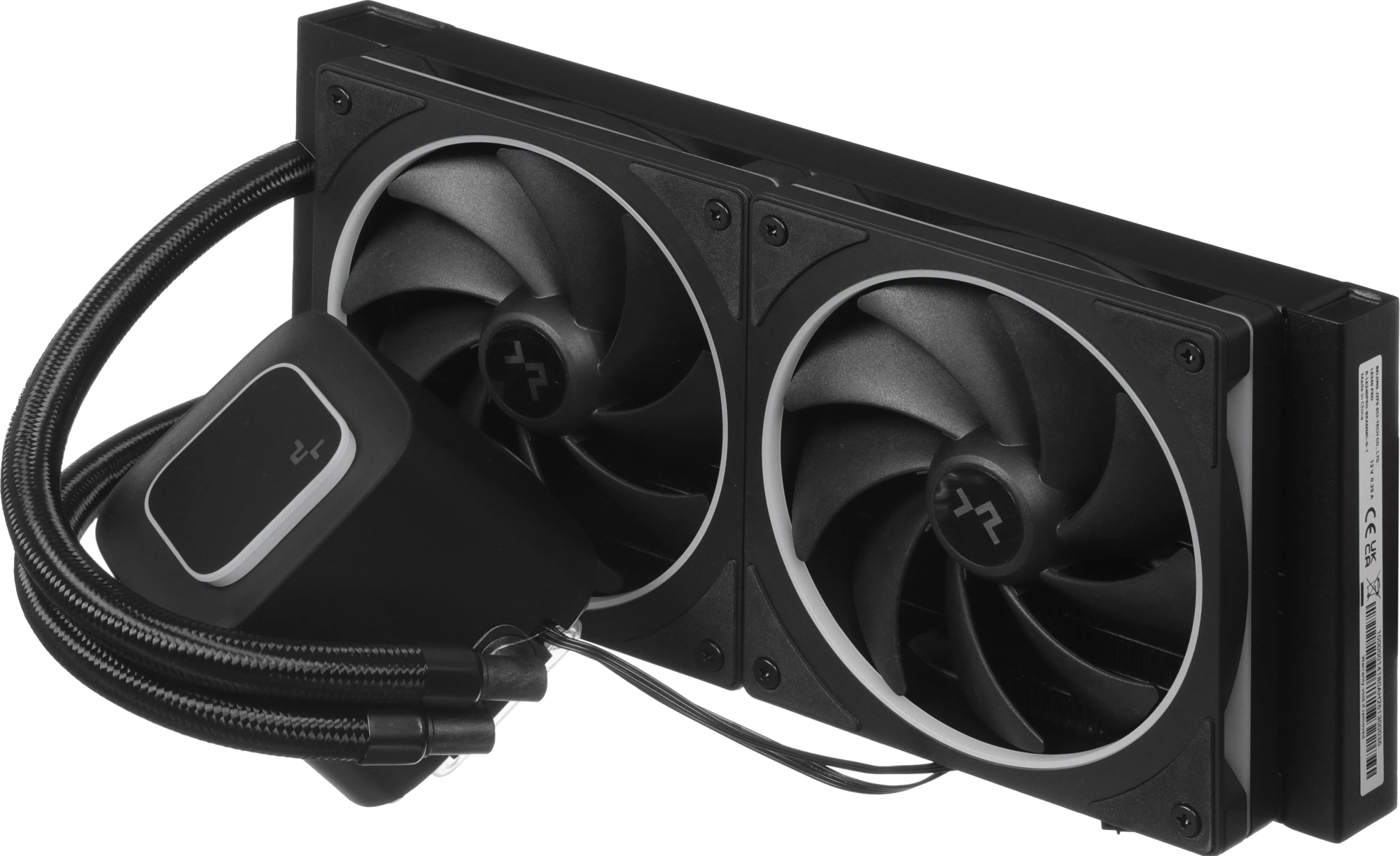 Система водяного охлаждения Deepcool LE240 PRO ARGB Soc-AM5/AM4/1200/1700/1851 черный 4-pin 28.2-33dB Al 280W 1347gr Ret (R-LE240PRO-BKAMMC-G-1) — миниатюра 2