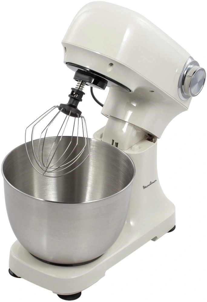 Миксер стационарный Moulinex Bake Easy QA140AF1 600Вт кремовый — миниатюра 5