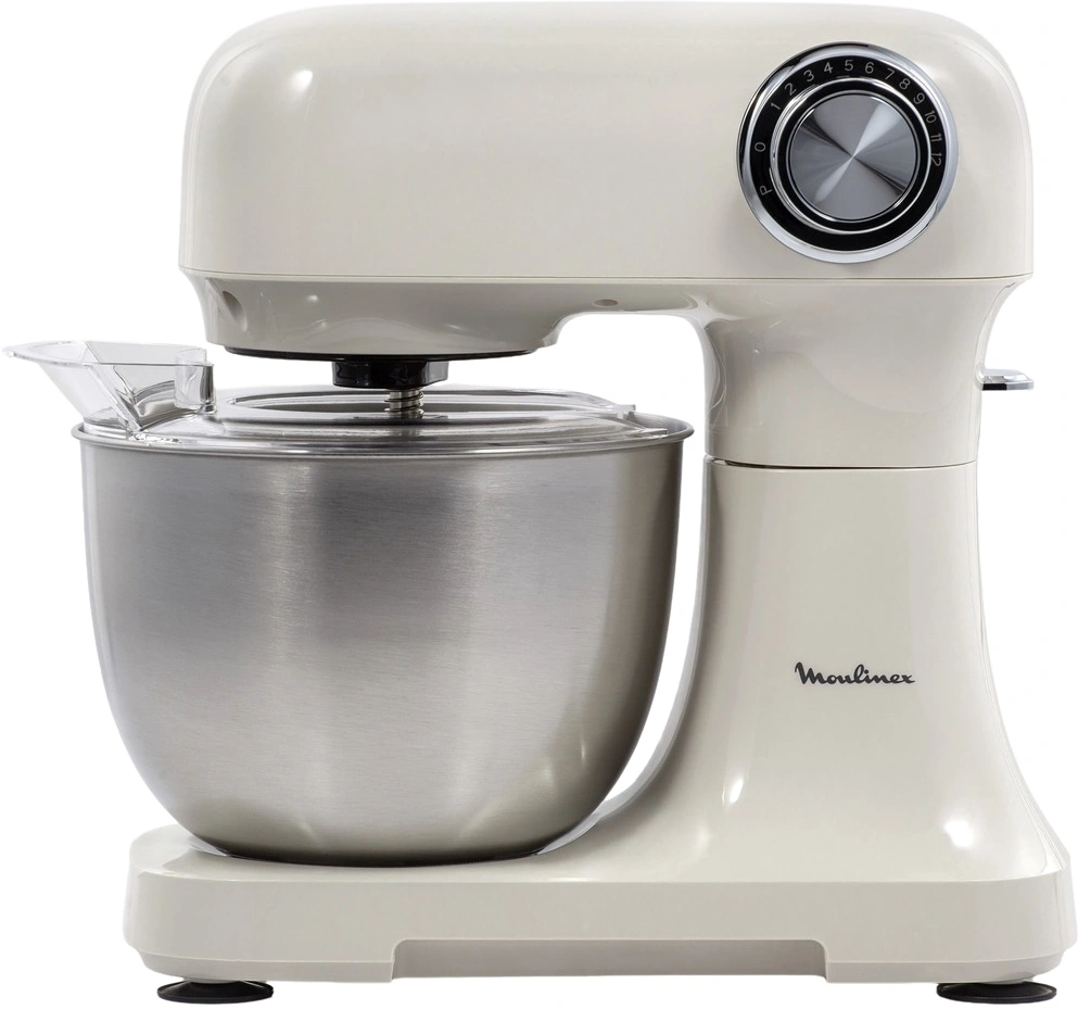 Миксер стационарный Moulinex Bake Easy QA140AF1 600Вт кремовый — миниатюра 3