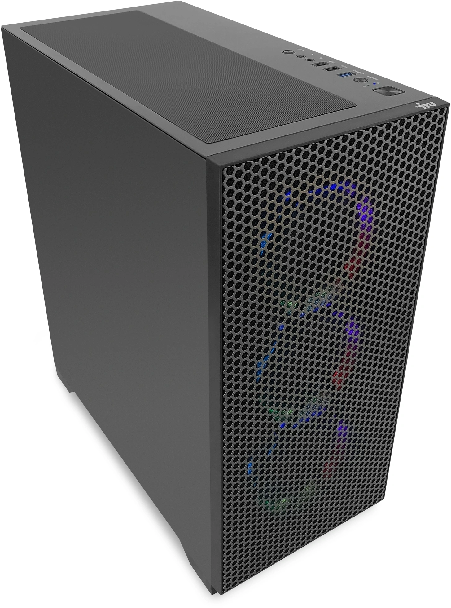 ПК IRU Tactio 520B6GP MT Ryzen 5 7600 (3.8) 32Gb SSD1Tb RTX5060TI 8Gb FreeDOS GbitEth 750W черный (RUS) (2130961) — миниатюра 2