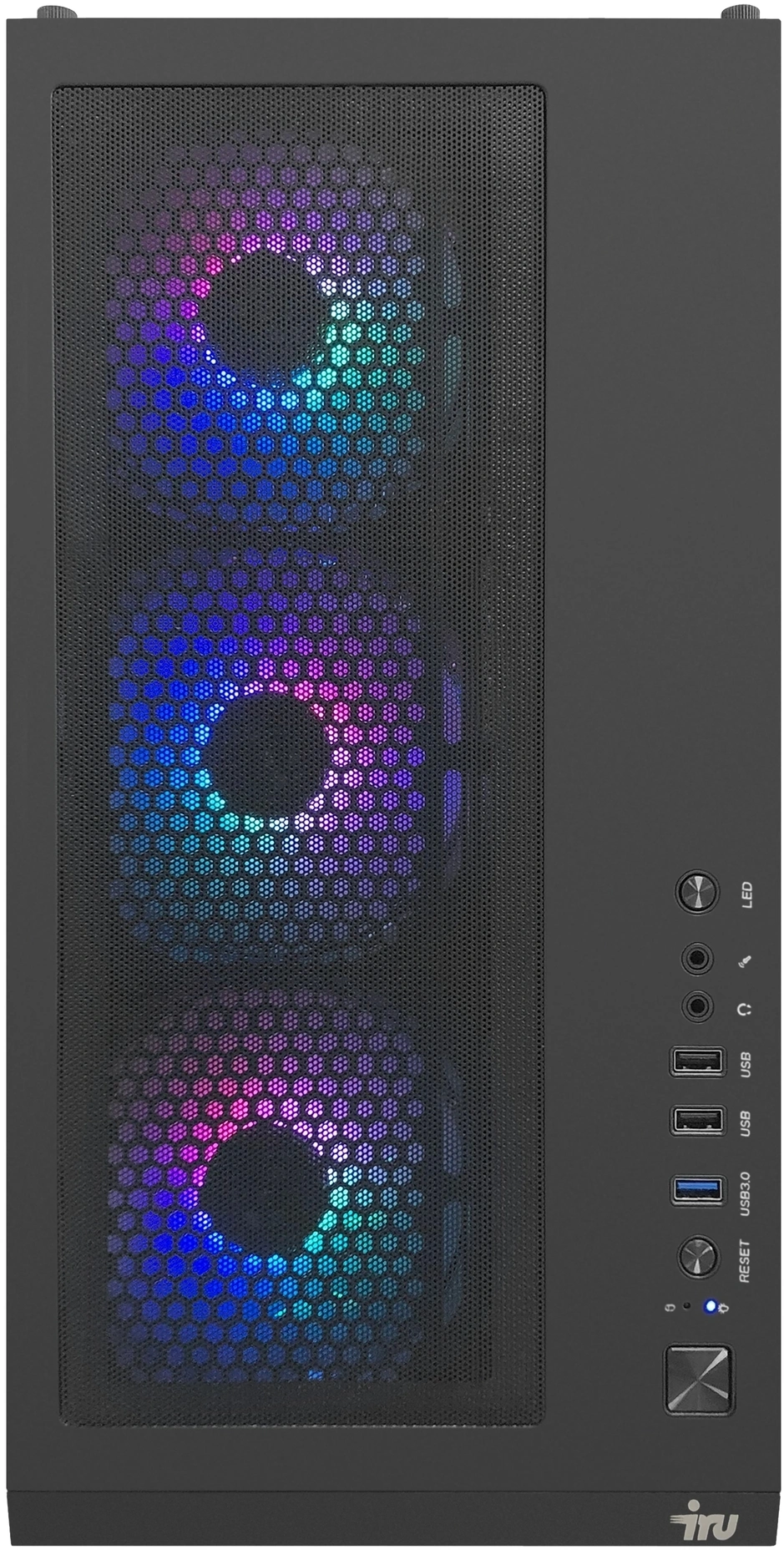ПК IRU Tactio 520B6GP MT Ryzen 5 7600 (3.8) 32Gb SSD1Tb RTX5060TI 8Gb FreeDOS GbitEth 750W черный (RUS) (2130961) — миниатюра 4