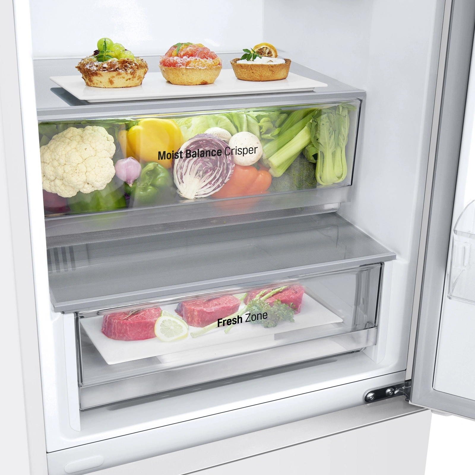 Холодильник LG GC-B509AQQW 2-хкамерн. белый инвертер — миниатюра 5