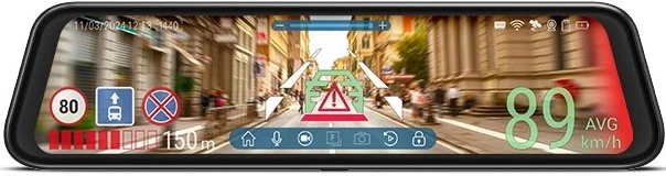 Видеорегистратор Navitel MR750 Smart серый 2Mpix 1440x2560 1440p 150гр. GPS NTK96580-2K — фото 1