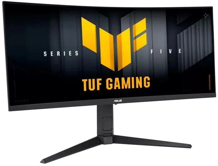 Монитор Asus 34" VG34WQML5A черный VA LED 21:9 HDMI M/M матовая HAS Piv 4000:1 400cd 178гр/178гр 3440x1440 250Hz FreeSync Premium Pro DP UW USB 8.1кг — миниатюра 2