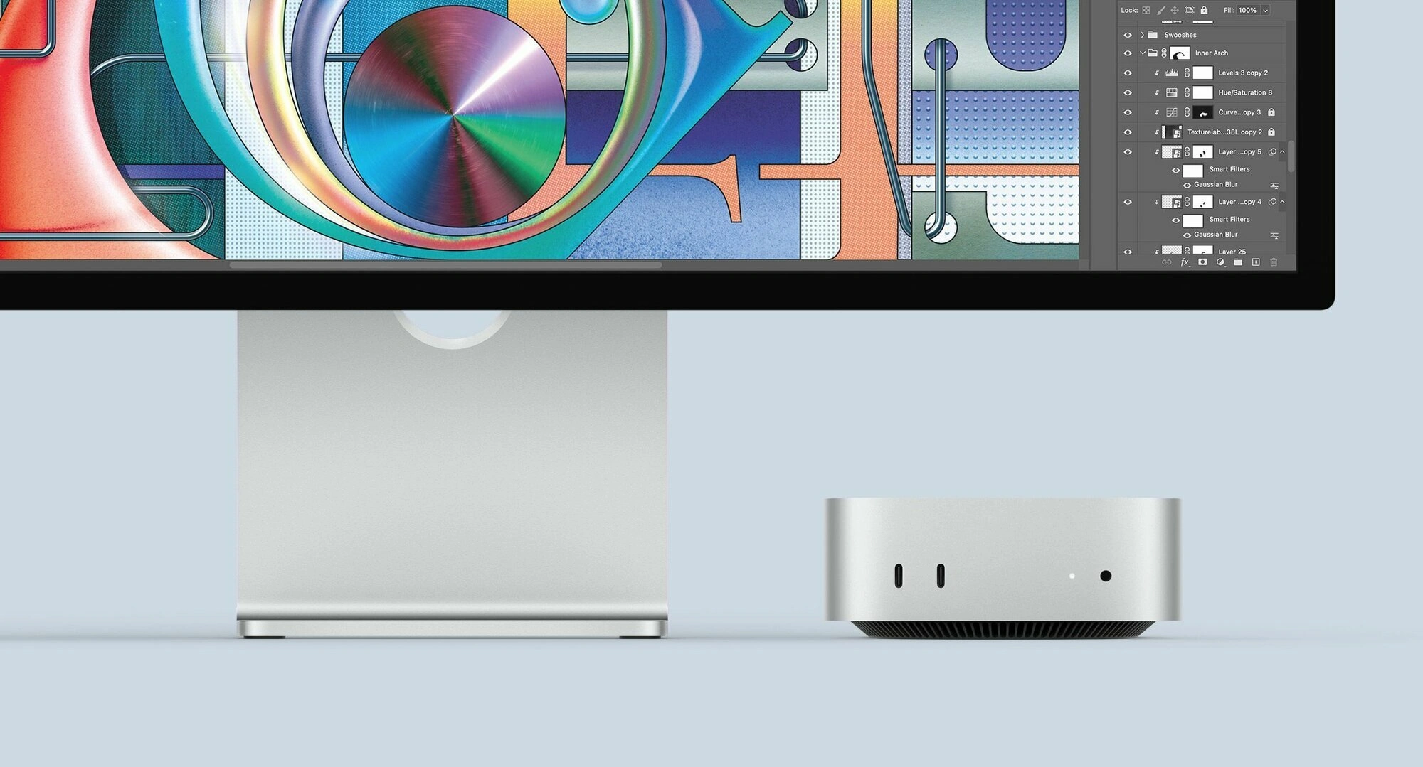ПК Apple Mac mini A3238 M4 10 core (4.41) 16Gb SSD512Gb 10 core GPU macOS GbitEth WiFi BT серебристый (MU9E3LL/A) — миниатюра 7