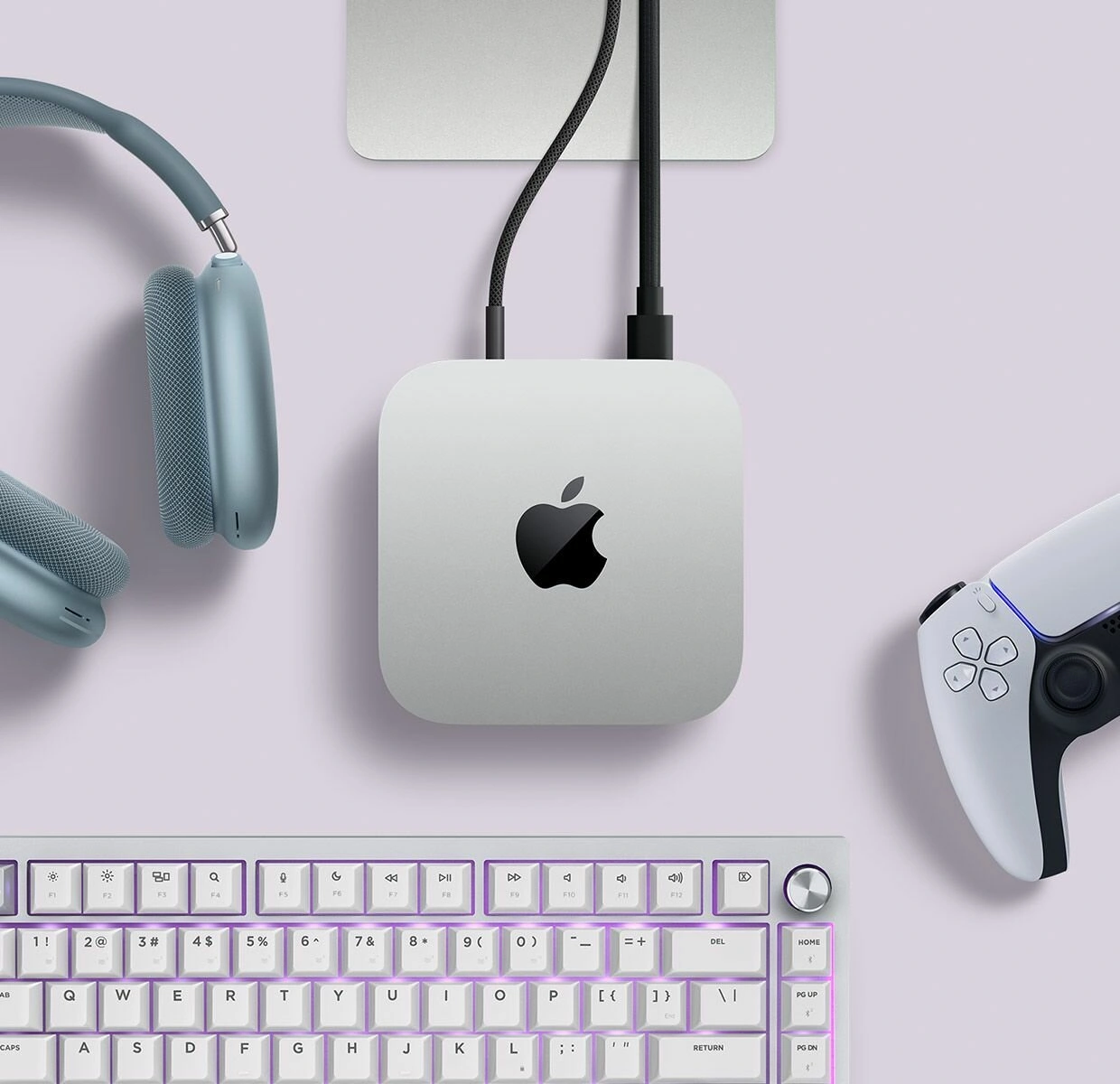 ПК Apple Mac mini A3238 M4 10 core (4.41) 16Gb SSD512Gb 10 core GPU macOS GbitEth WiFi BT серебристый (MU9E3LL/A) — миниатюра 11