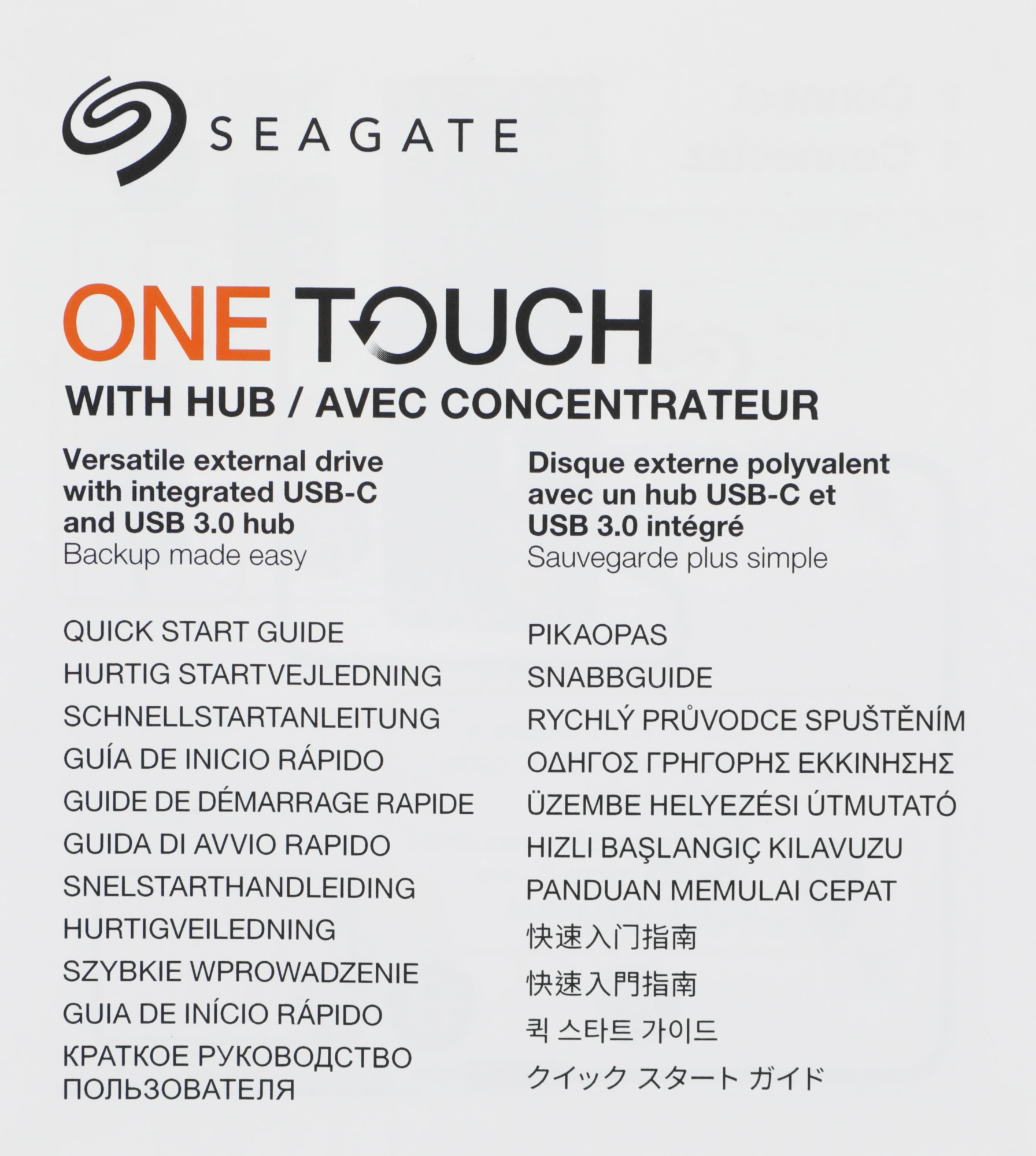 Жесткий диск Seagate USB3.0 16TB STLC16000402 One Touch Hub 3.5" черный — миниатюра 10