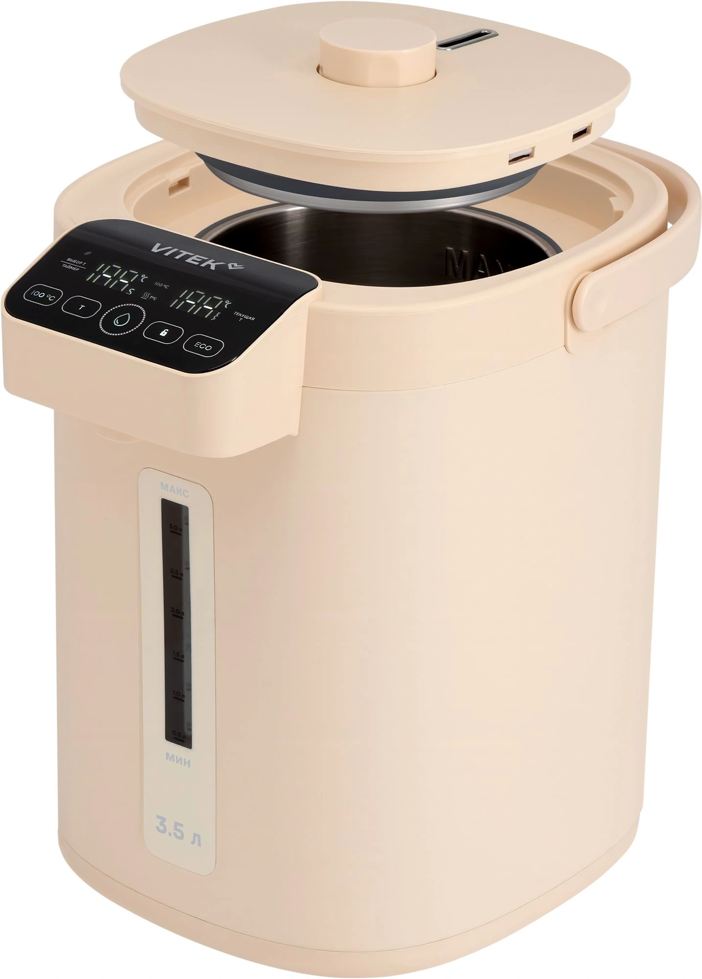 Термопот Vitek VT-TP3002 3.5л. 1200Вт кремовый — миниатюра 4