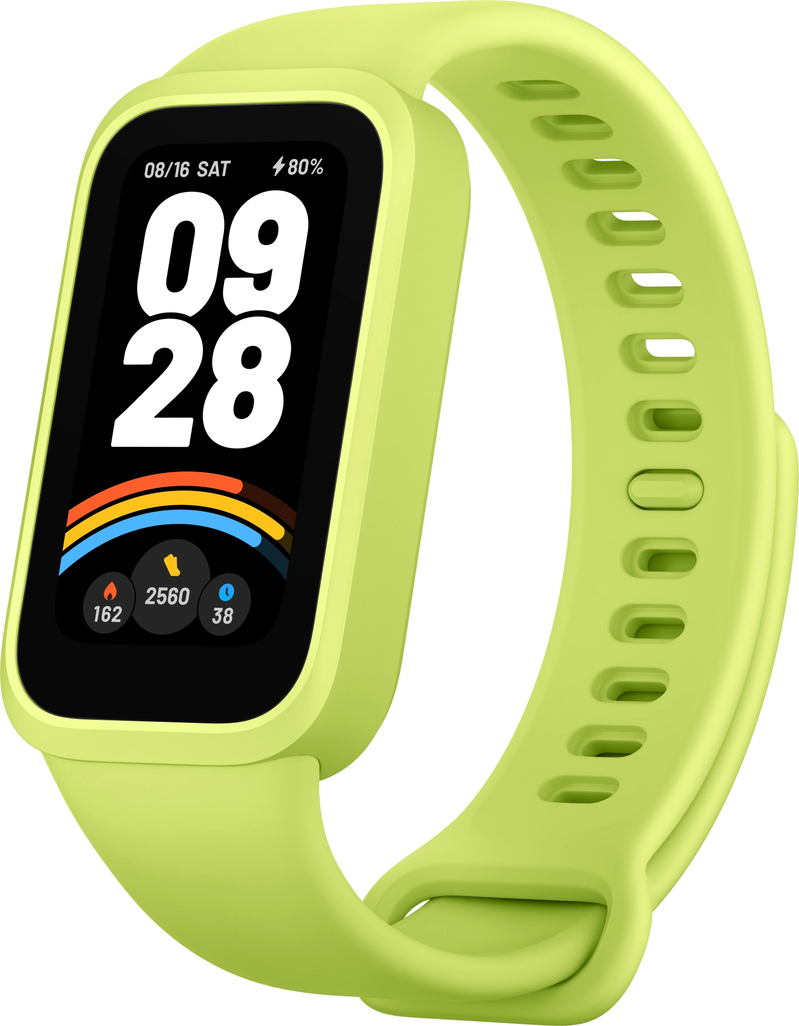 Фитнес-трекер Xiaomi Smart Band 9 Active TFT корп.:зеленый рем.:зеленый (BHR08L1GL) — миниатюра 2