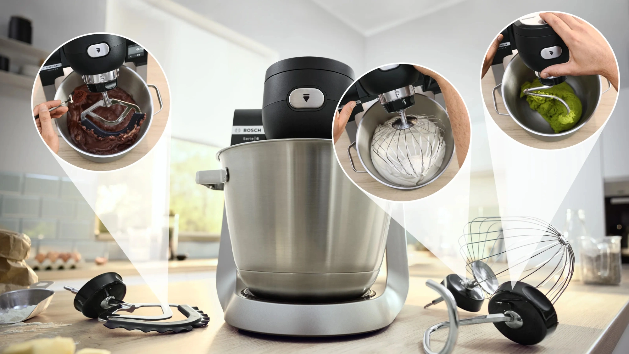 Кухонная машина Bosch MUMS6ZS17 планетар.вращ. 1600Вт черный — миниатюра 10