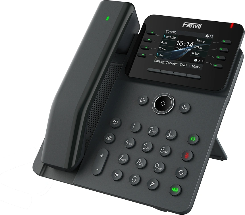 Телефон IP Fanvil V62 Pro серый — миниатюра 3