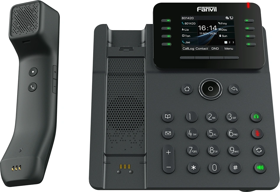 Телефон IP Fanvil V62 Pro серый — миниатюра 4