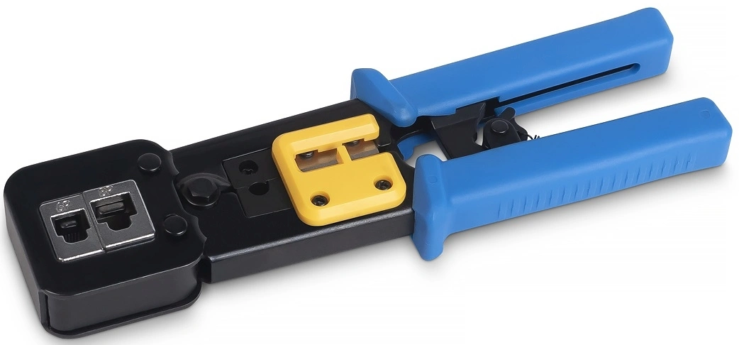 Инструмент обжимной Cabeus HT-376Z для RJ-45/RJ-12/RJ-11 черный — фото 1