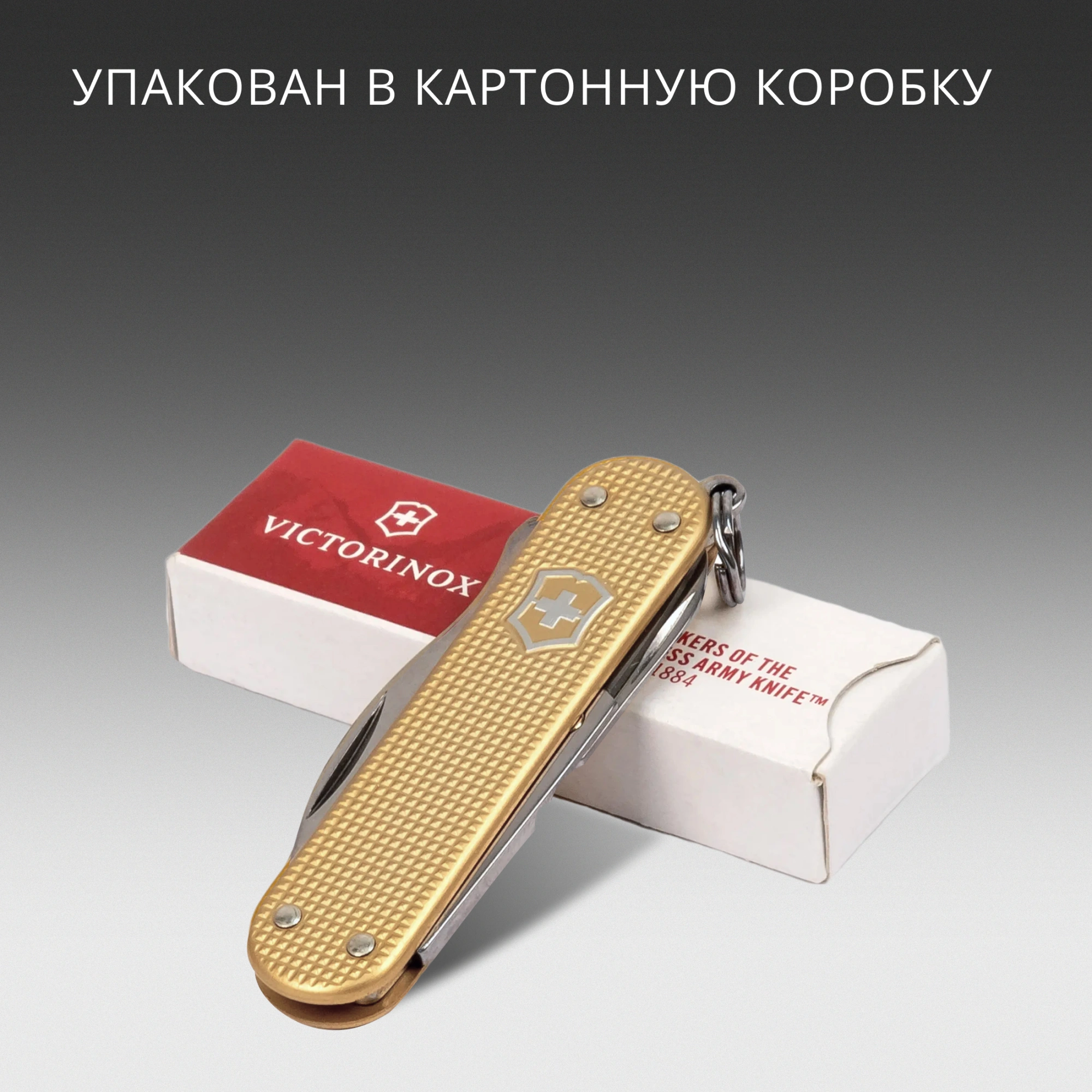 Мультитул Victorinox Companion S Alox (0.6261.28) 5функц. золотистый карт.коробка — миниатюра 12