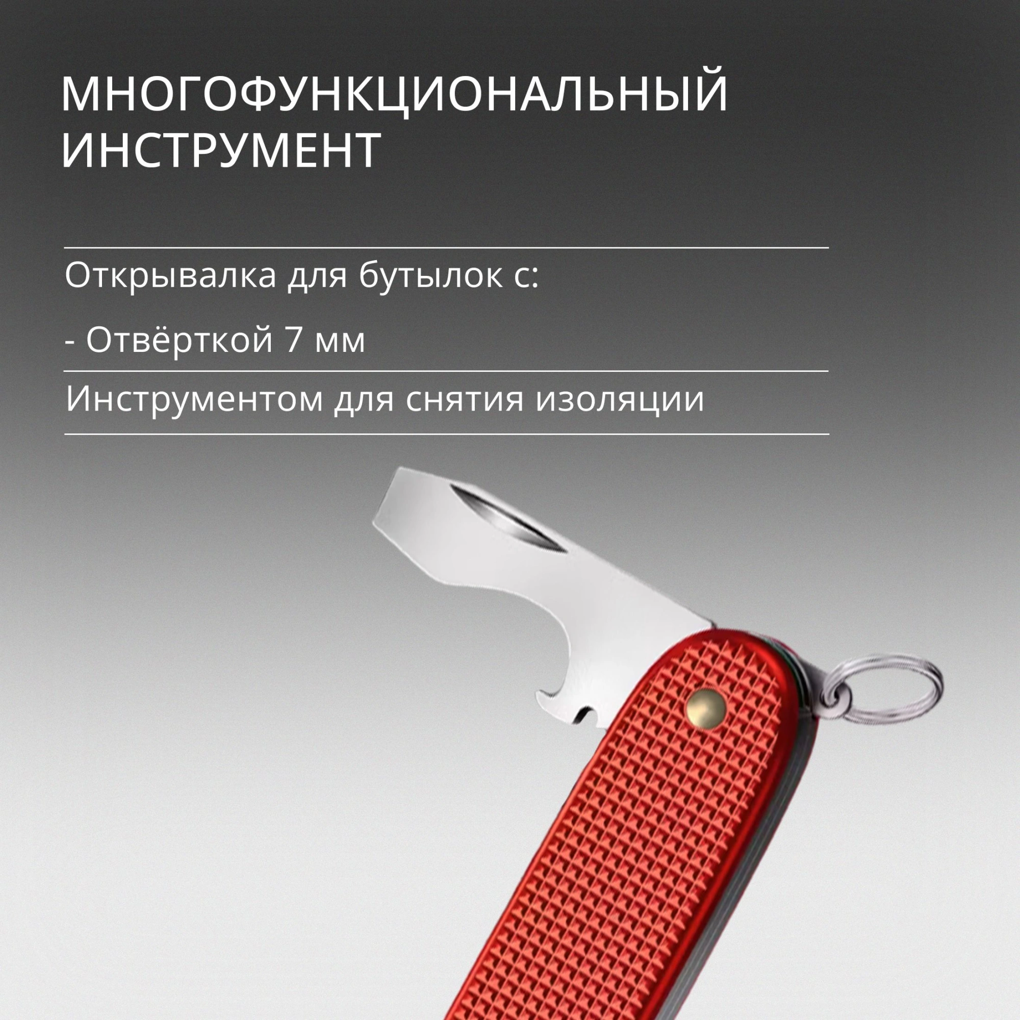 Нож перочинный Victorinox Pioneer X Alox LE 2025 Stone Red (0.8231.L25) 93мм 9функц. красный подар.коробка — миниатюра 8