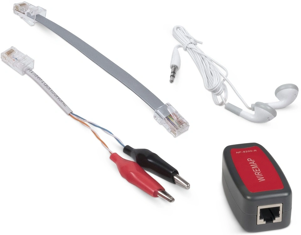 Тестер кабельный Cabeus CT-LCD-RJ45-Scan черный/красный — фото 1