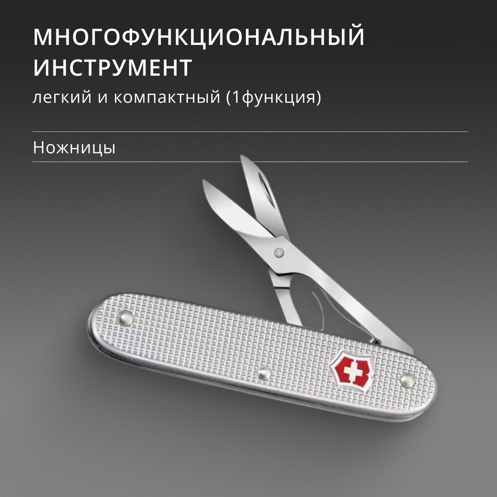 Ножницы Victorinox Companion X Alox (0.8070.26) 93мм 1функц. серебристый карт.коробка — миниатюра 5