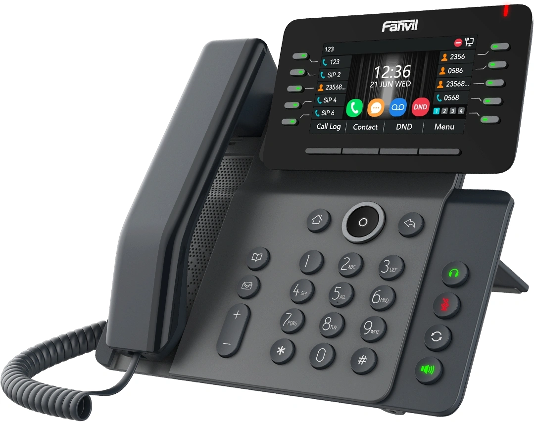 Телефон IP Fanvil V65 черный — миниатюра 4