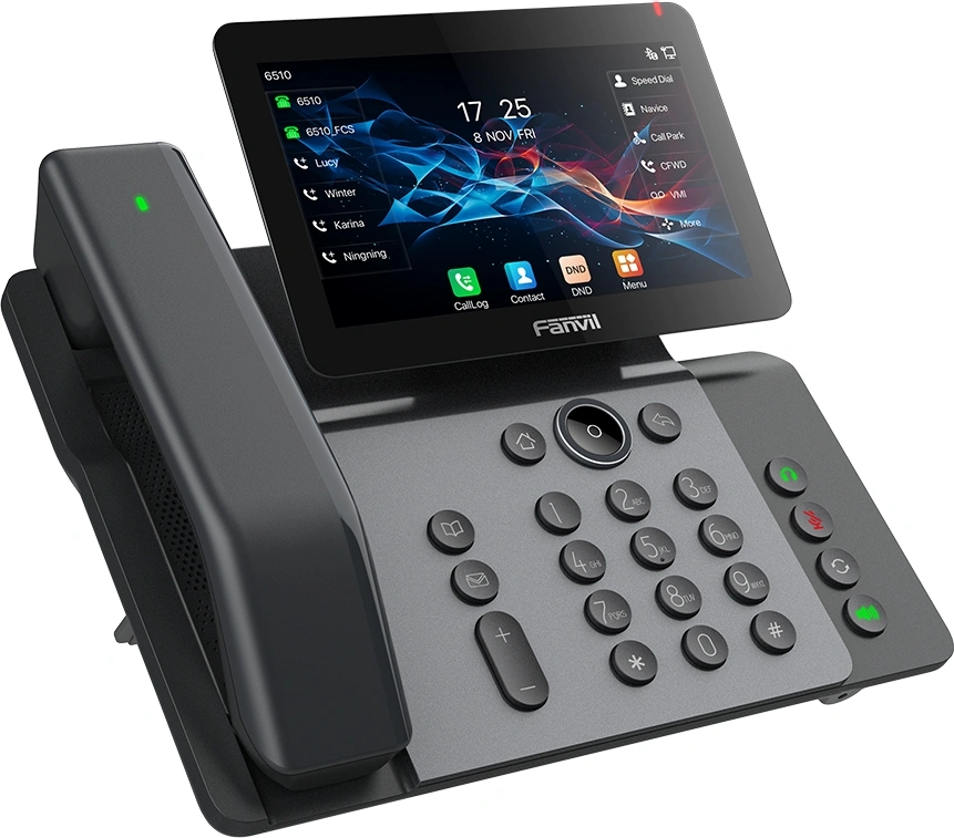 Телефон IP Fanvil V66 Pro серый — миниатюра 3