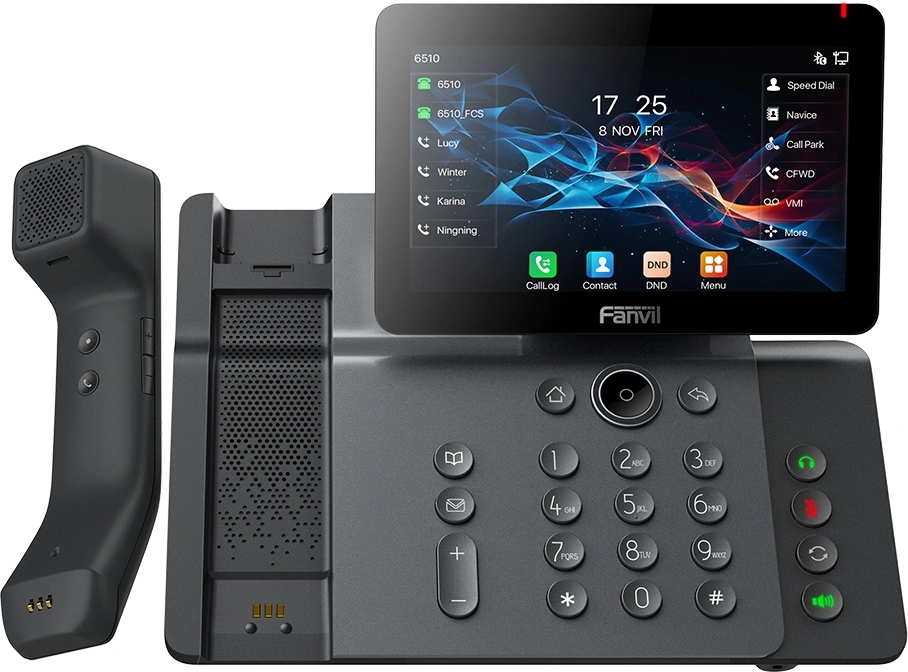 Телефон IP Fanvil V66 Pro серый — миниатюра 4