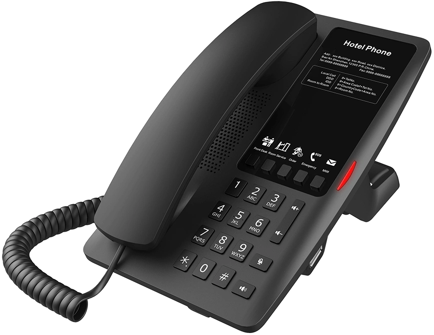 Телефон IP Fanvil H4 черный — миниатюра 2