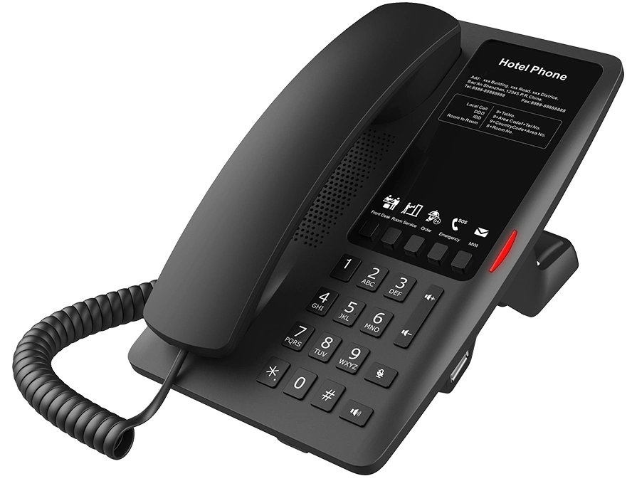 Телефон IP Fanvil H4W черный — миниатюра 3