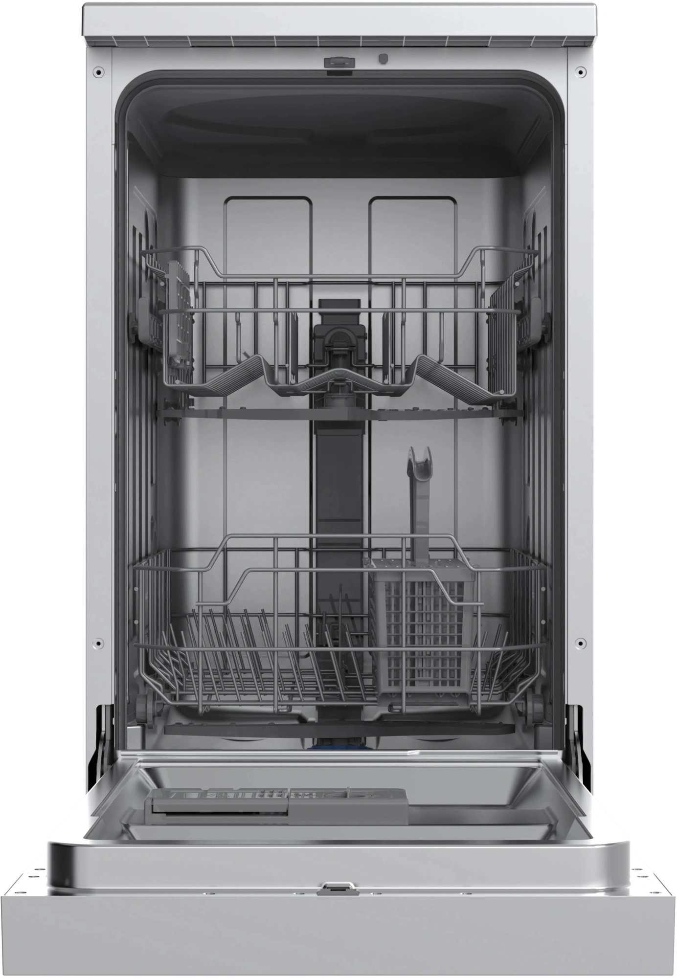 Посудомоечная машина Midea MFD45S050S серебристый (узкая) — миниатюра 4