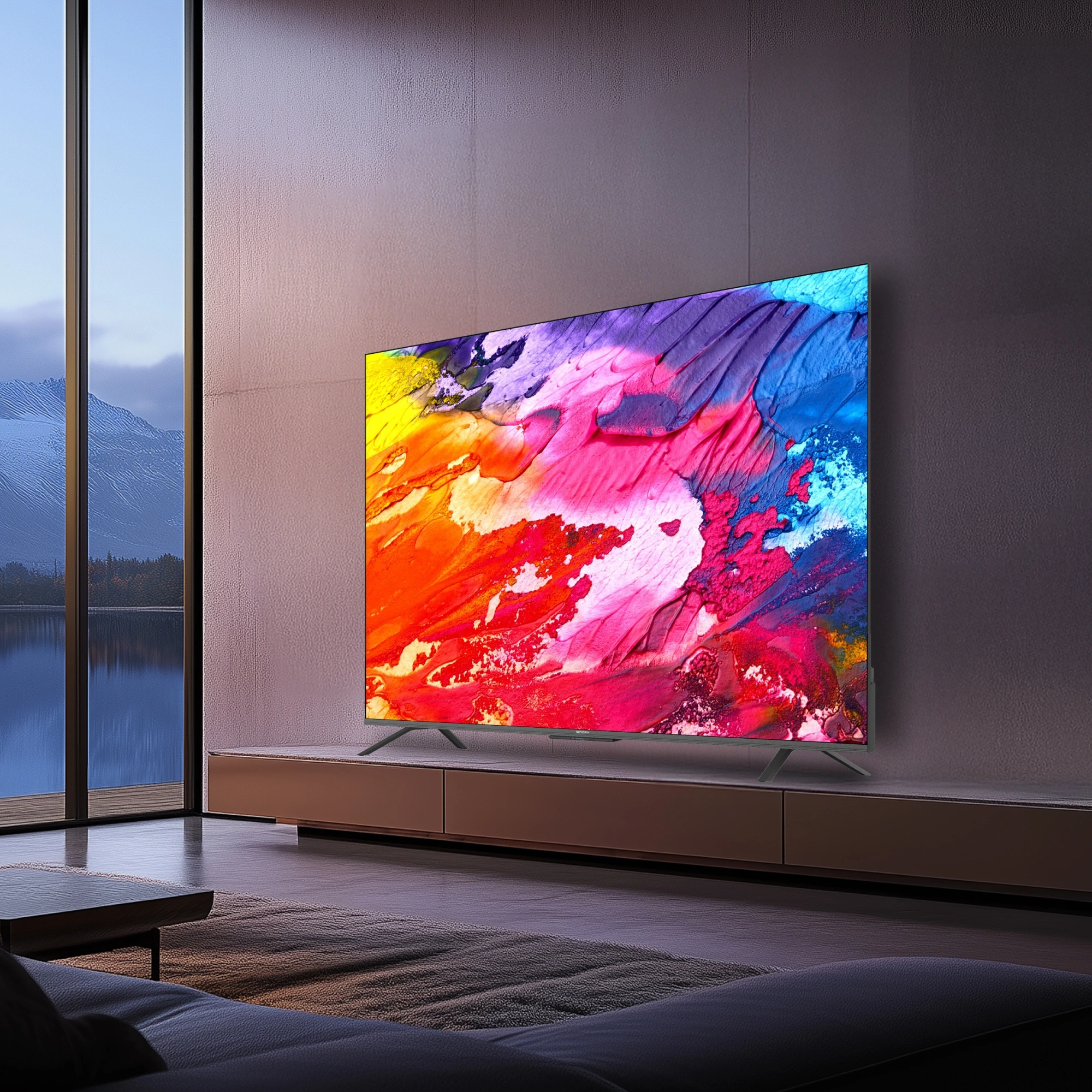 Телевизор QLED Skyworth 43" 43Q66H Eye Care Frameless черный 4K Ultra HD 60Hz MEMC DVB-T DVB-T2 DVB-C DVB-S DVB-S2 USB WiFi Smart TV — миниатюра 12