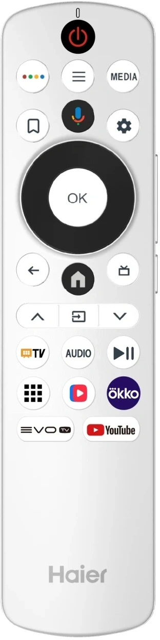 Телевизор LED Haier 85" 85 MiniLED M4 Frameless серебристый 4K Ultra HD 60Hz MEMC DVB-T DVB-T2 DVB-C DVB-S2 USB WiFi Smart TV — миниатюра 4