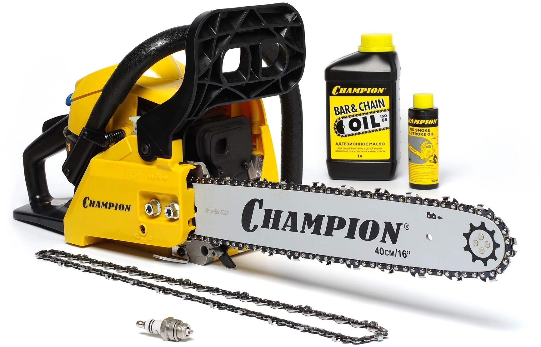 Бензопила Champion PN237-16 1500Вт 2л.с. дл.шины:16" (40cm) — миниатюра 8