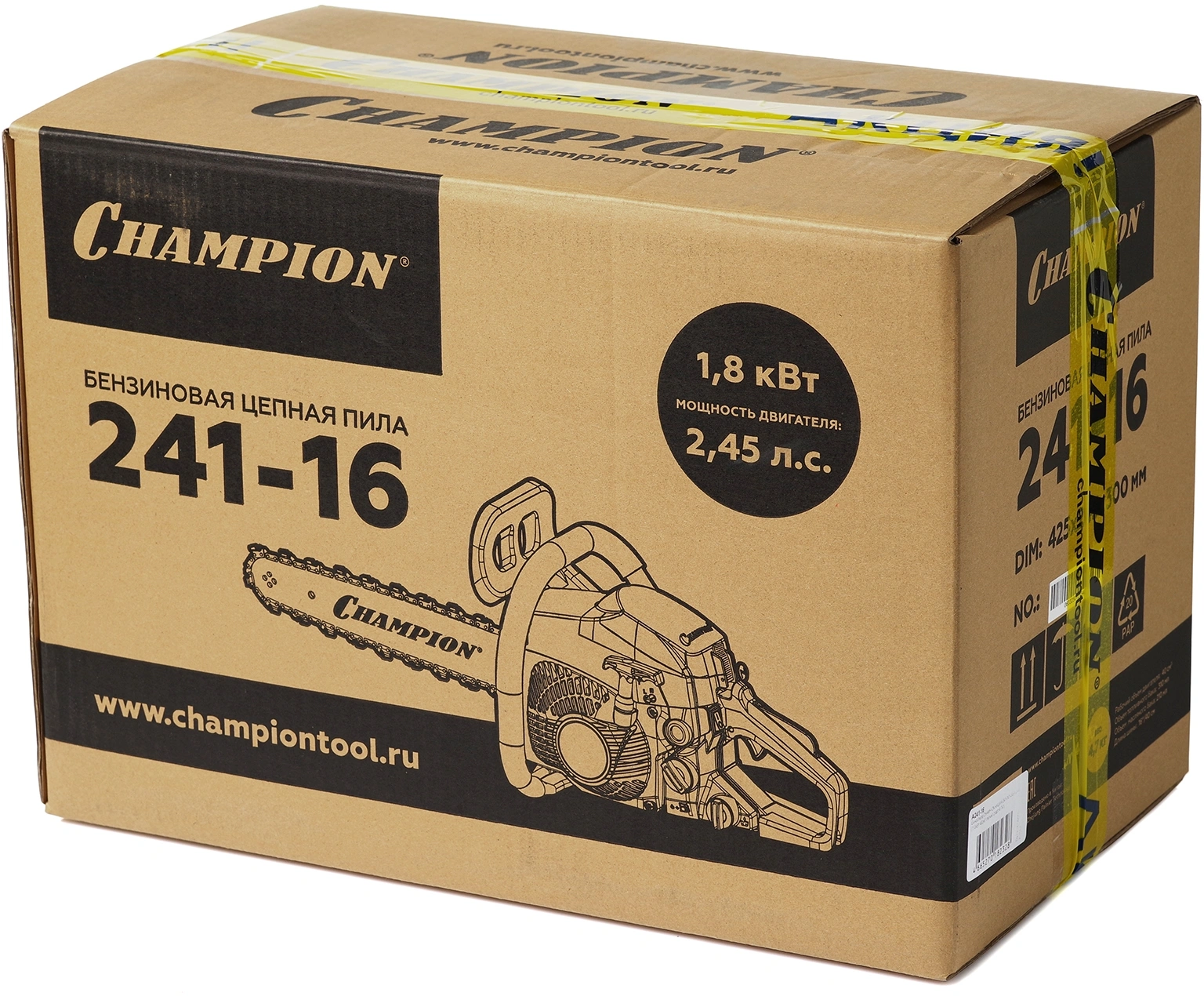 Бензопила Champion PN241-16 1800Вт 2.45л.с. дл.шины:16" (40cm) — миниатюра 10