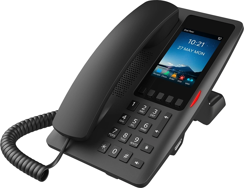 Телефон IP Fanvil H6W черный — миниатюра 3