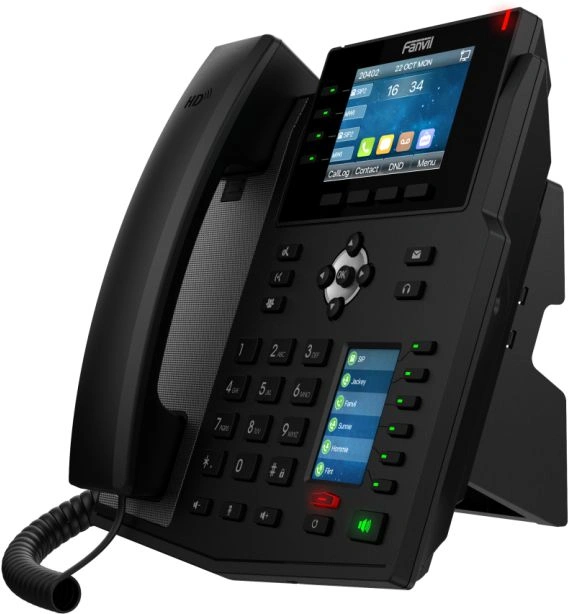 Телефон IP Fanvil X5U V2 черный — миниатюра 2