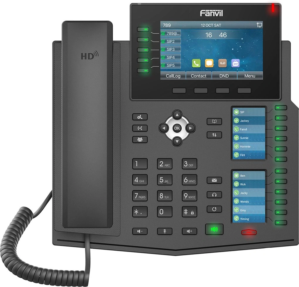 Телефон IP Fanvil X6U V2 черный — фото 1