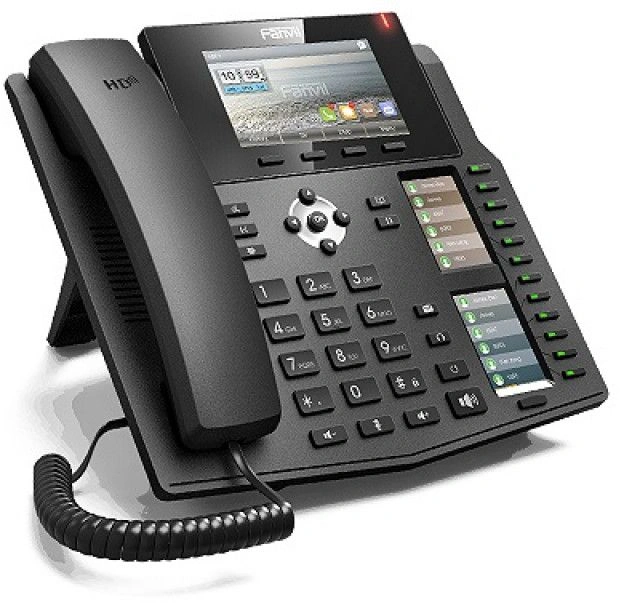 Телефон IP Fanvil X6U V2 черный — миниатюра 4