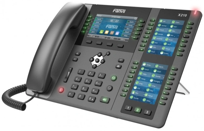 Телефон IP Fanvil X210 V2 черный — миниатюра 3