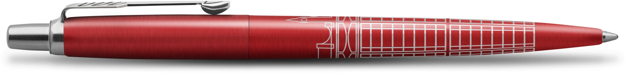 Ручка шариков. Parker Jotter Global Icons SE London K179 (2221603) красный мет. M син. черн. подар.кор. — миниатюра 3