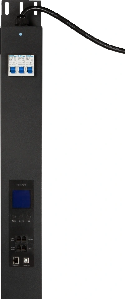 Блок распределения питания Lanmaster TWT-PDVMT3-6X36-16A верт.размещ. 6xC19 36xC13 с мониторингом 16A IEC 309 3м — миниатюра 6