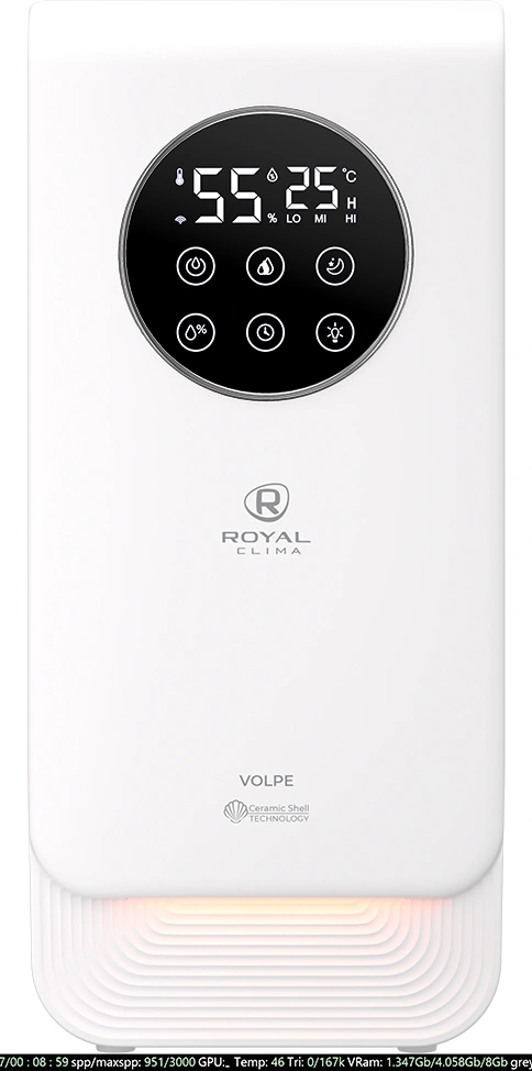 Увлажнитель воздуха Royal Clima RUH-VP270/6.5E-WT 28Вт (ультразвуковой) белый — миниатюра 2