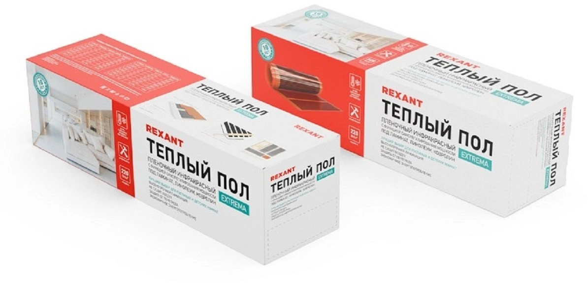 Пленка инфракрасная Rexant Extrema 51-0520-7 1м2 2м 220Вт — миниатюра 4