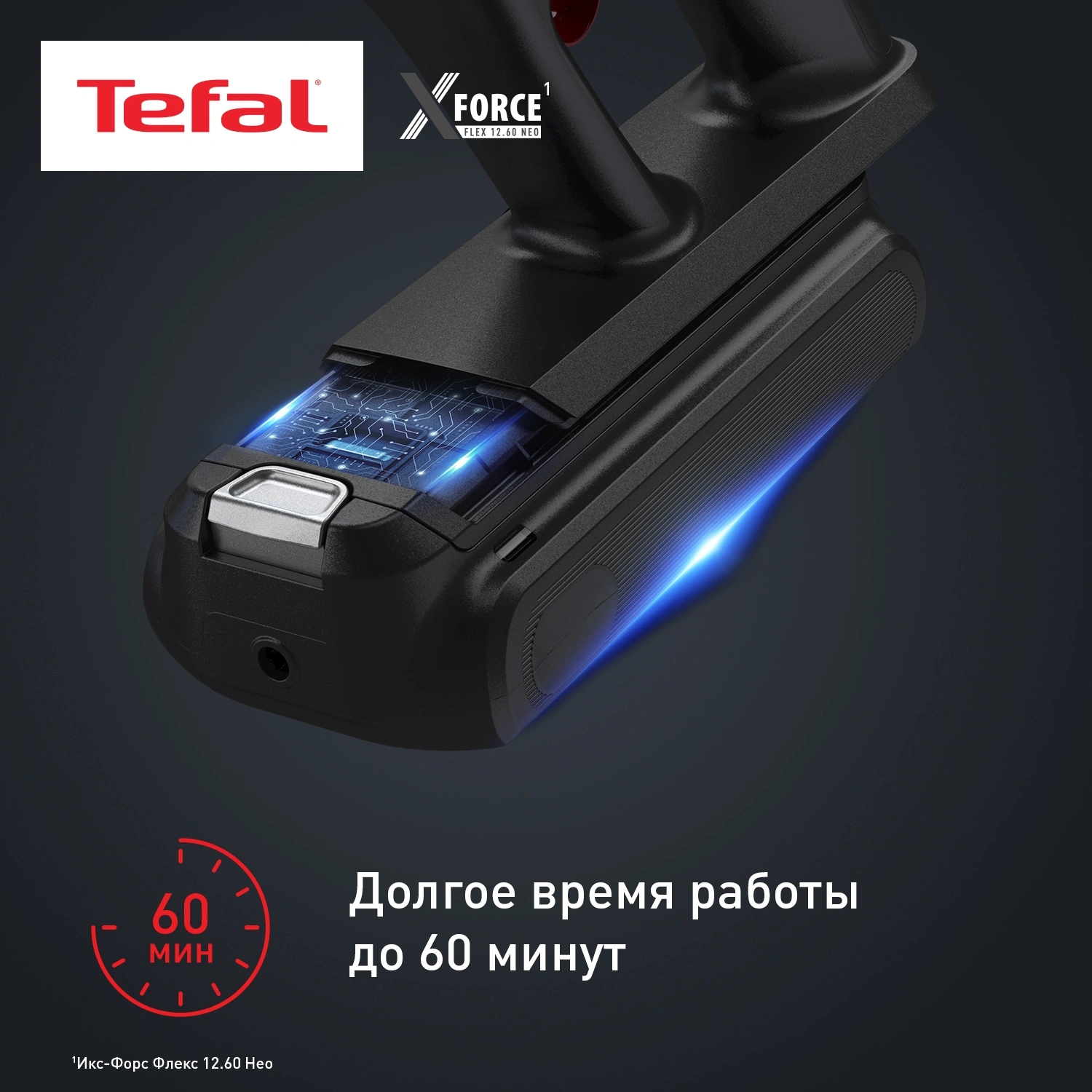Пылесос Tefal X-Force Flex TY9L42WO 380Вт серый/зеленый — миниатюра 4