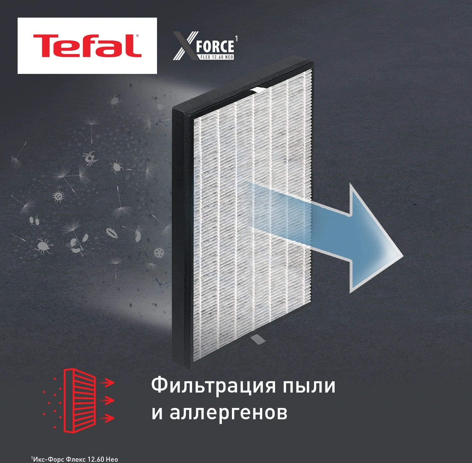 Пылесос Tefal X-Force Flex TY9L42WO 380Вт серый/зеленый — миниатюра 10