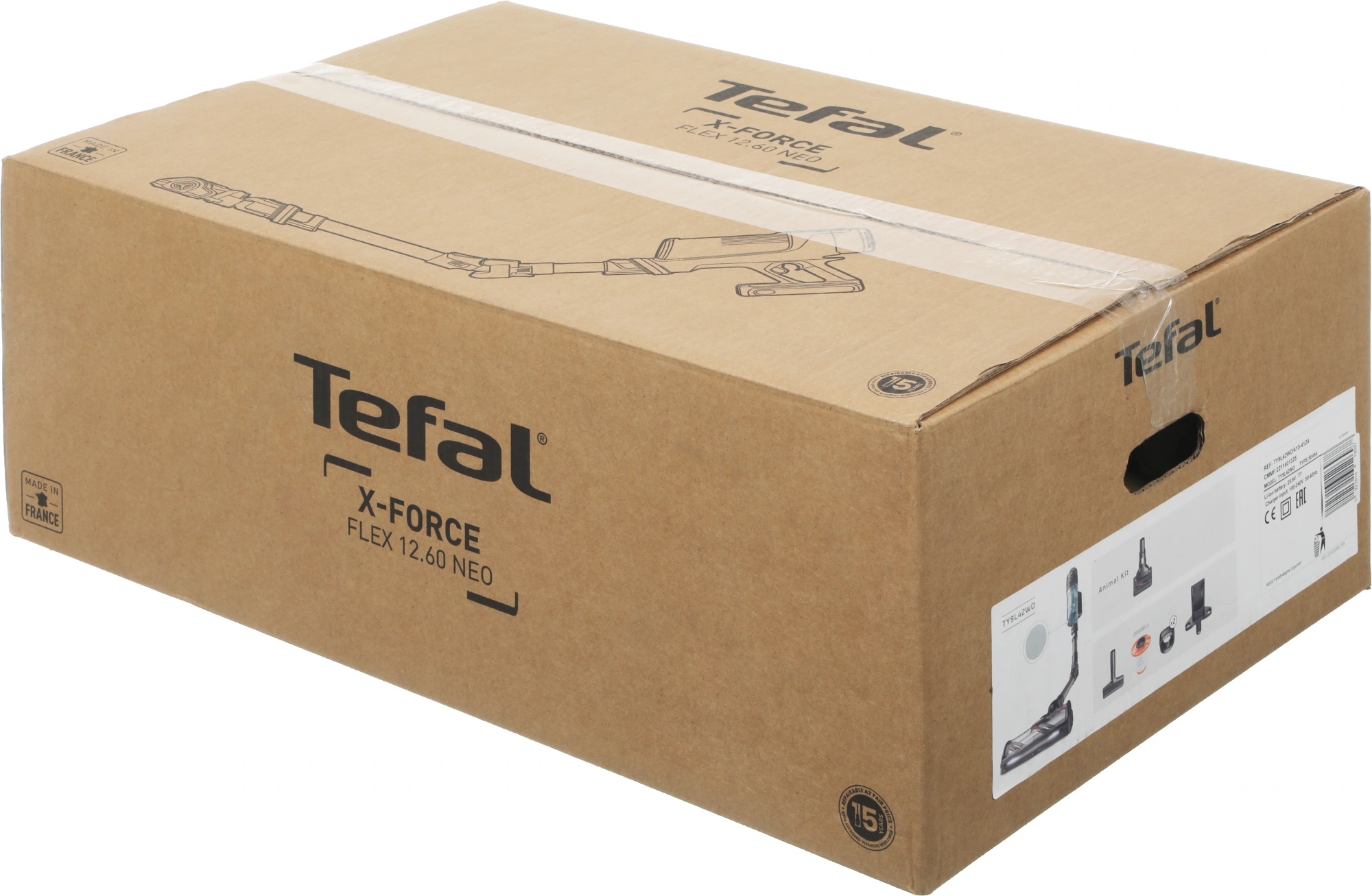 Пылесос Tefal X-Force Flex TY9L42WO 380Вт серый/зеленый — миниатюра 12