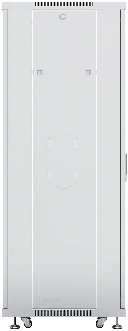 Шкаф серверный Cabeus (ND-05C-42U80/100) напольный 42U 800x1000мм пер.дв.перфор. задн.дв.перфор. 800кг серый 900мм 132кг 220град. 2055мм IP20 сталь — миниатюра 4