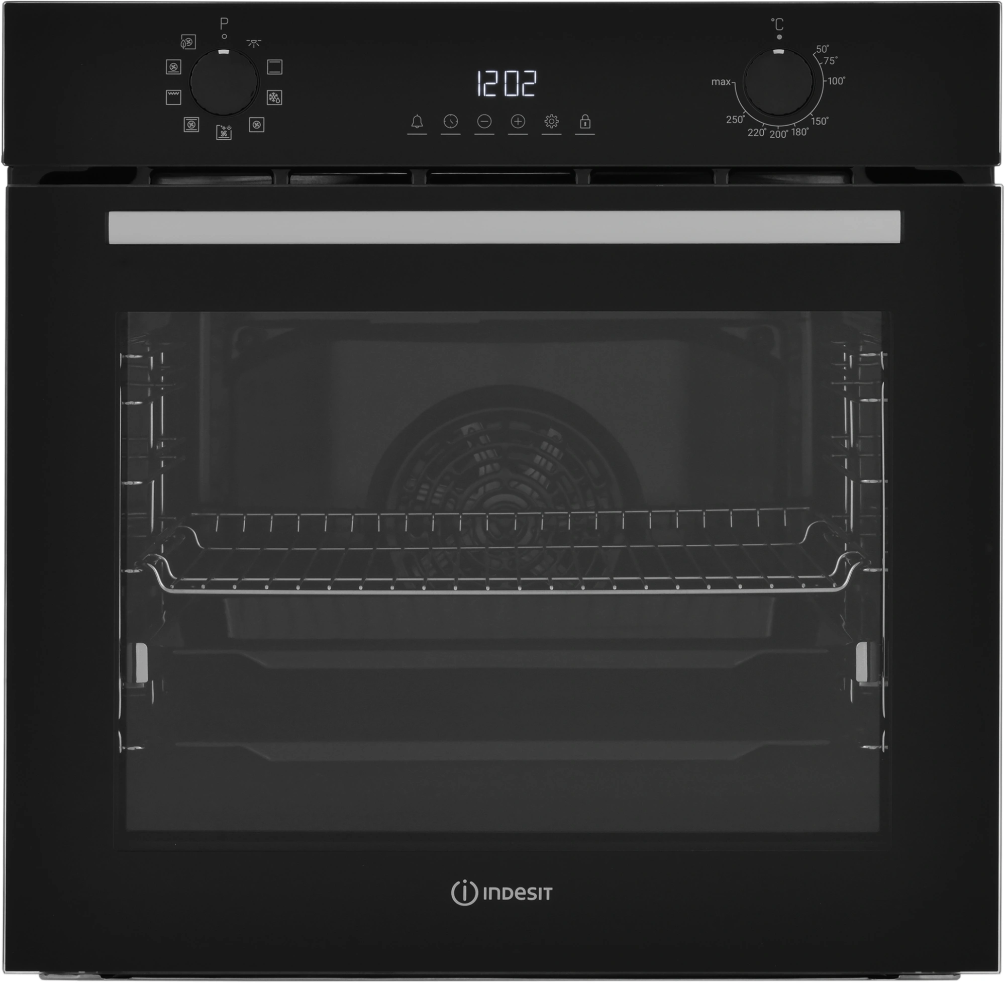 Духовой шкаф Электрический Indesit IFE 4841 J BL черный — фото 1