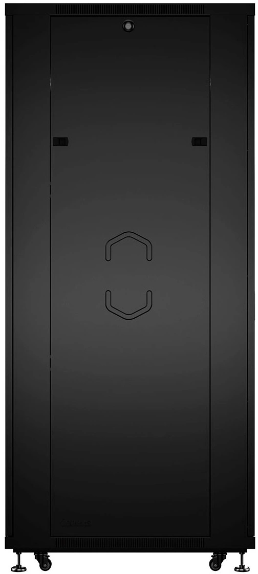 Шкаф серверный Cabeus (ND-05C-42U80/120-BK) напольный 42U 800x1200мм пер.дв.перфор.2ств. задн.дв.перфор.2-хст. 800кг черный 1102мм 131кг 220град. 2055мм IP20 сталь — миниатюра 4