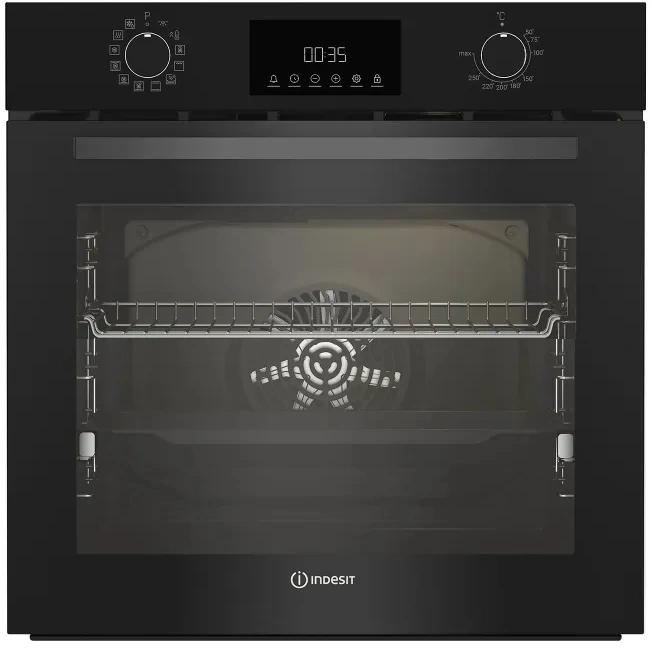 Духовой шкаф Электрический Indesit IBFTE 3841 J BL черный — фото 1